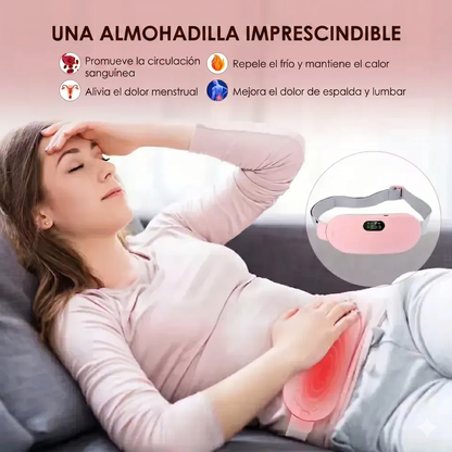 Almohadilla Masajeador Termica Alivio De Dolores Menstruales